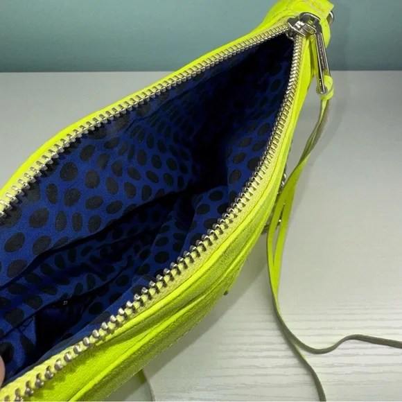 Rebecca Minkoff Neon Yellow Mini Crossbody - Picture 9 of 13